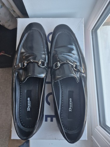 Dune men leather shoes black - shoes,