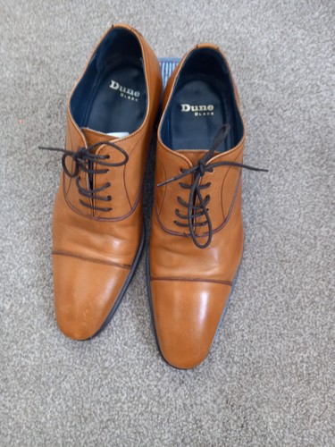 Dune black tan leather shoes - -,