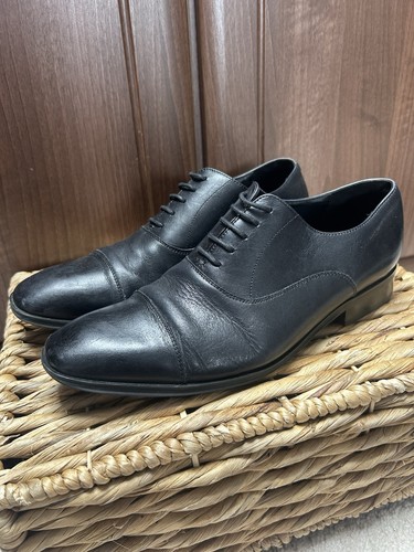 Dune london black leather lace - black,